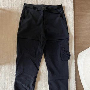 Outdoor Voices Black RecTrek Zip Off Pant